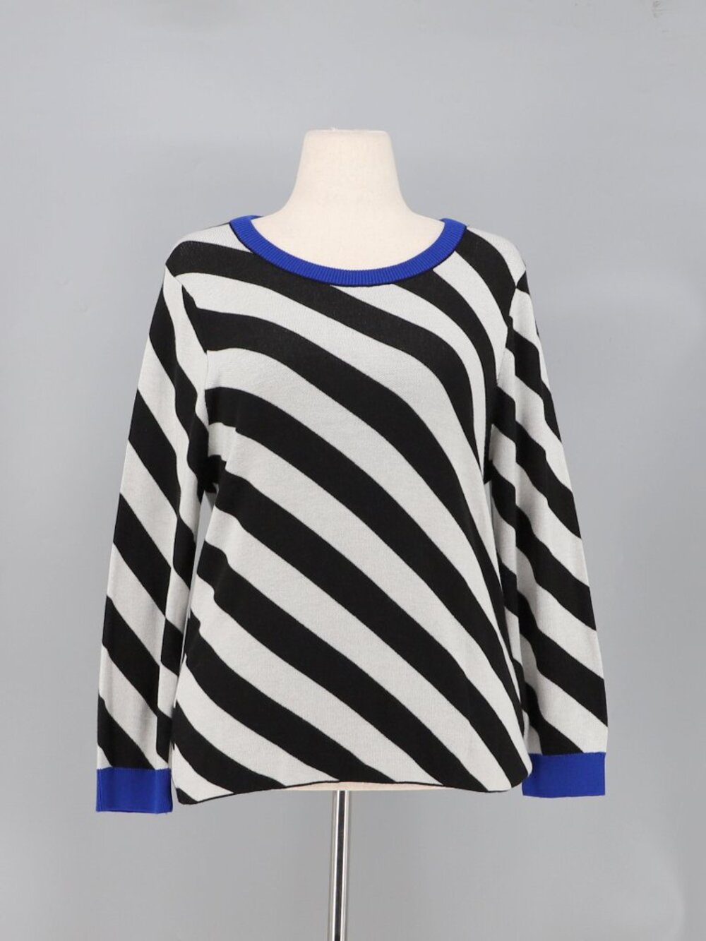 MAEVE Striped Pullover Crewneck Sweater Size XL